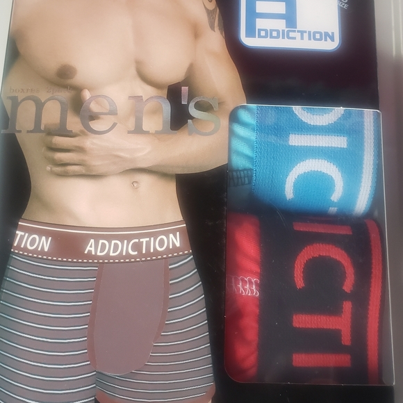 Addiction Mens Underwear 2 Pack - Small - Picture 3 of 9